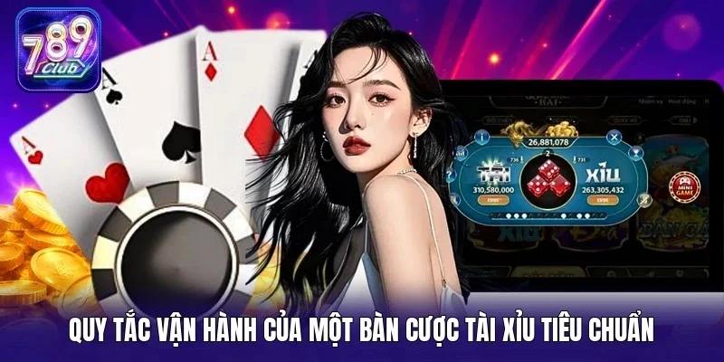 Quy tắc vận hành của một bàn cược tài xỉu tiêu chuẩn